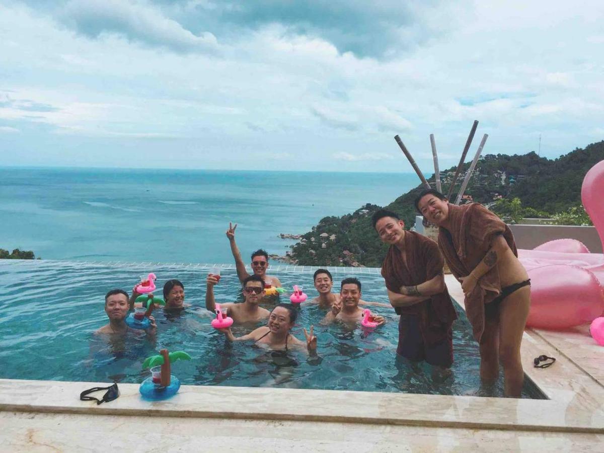 Luxury Seaview Villa -Double Infinity Pools-20 Persons Praia Chaweng Exterior foto